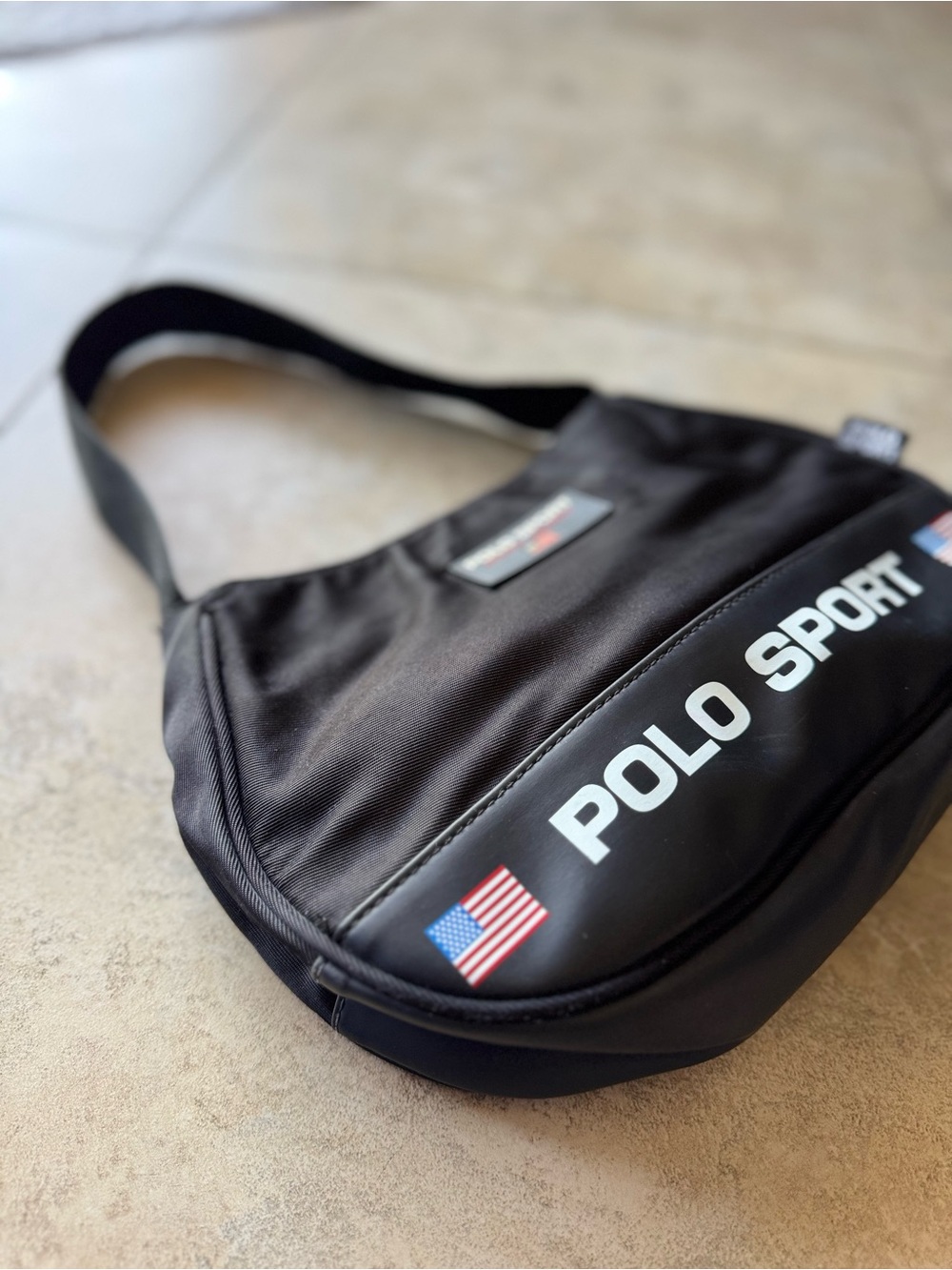 Polo by Ralph Lauren Black Polo Sport Shoulder Bag - Picture 2 of 7